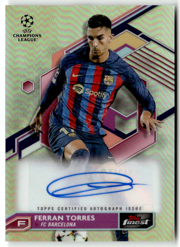 Ferran Torres 2023 Topps Chrome Refractor
