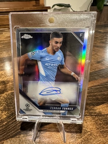 Ferran Torres 2021 Topps Chrome Refractor