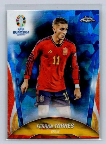 Ferran Torres 2024 Topps Chrome Sapphire Sapphire