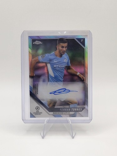 Ferran Torres 2021 Topps Chrome UCL