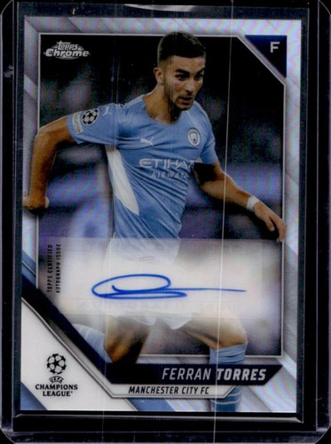 Ferran Torres 2021 Topps Chrome UEFA