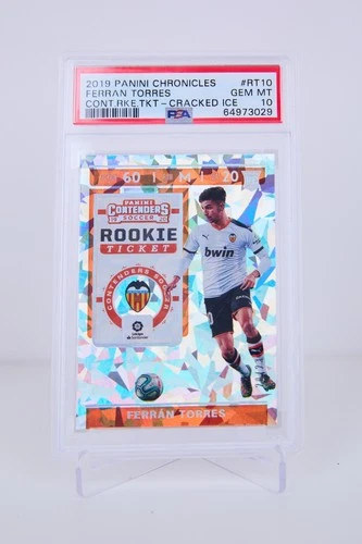 Ferran Torres 2019 Panini Chronicles Cracked Ice /23
