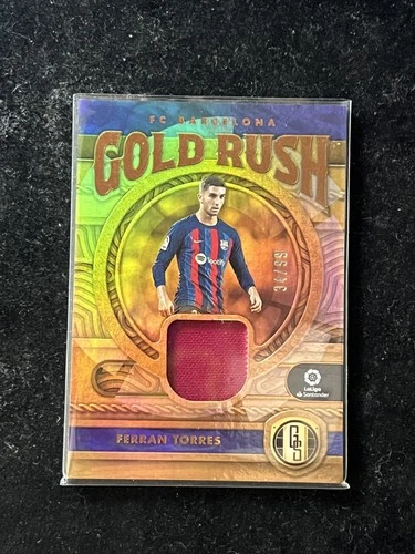 Ferran Torres 2022 Panini Chronicles Gold Rush /99