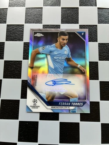 Ferran Torres 2021 Topps Cromo UCL