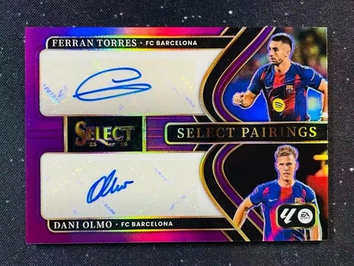 Ferran Torres / Dani Olmo 2025 Panini Select Purple /49
