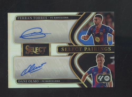 Ferran Torres, Dani Olmo 2025 Panini Select Silver Prizm