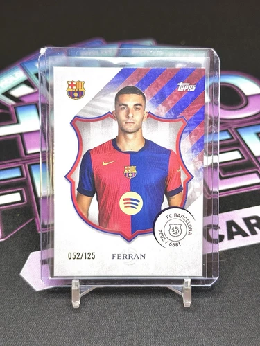 Ferran Torres 2025 Topps FC Barcelona 125th Anniversary 125th Anniversary Parallel /125