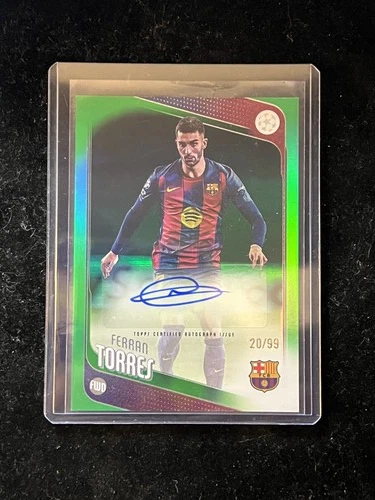 Ferran Torres 2026 Topps FC Barcelona Team Set Green /99