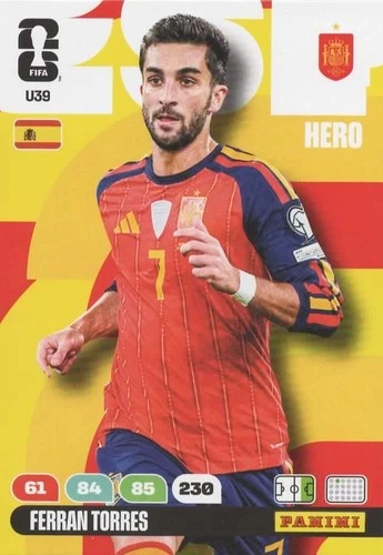 Ferran Torres 2026 Panini FIFA World Cup 2026 U39