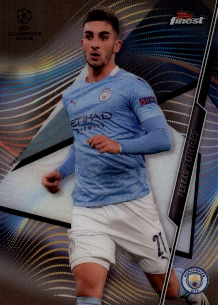 Ferran Torres 2020 Topps Finest UEFA 91