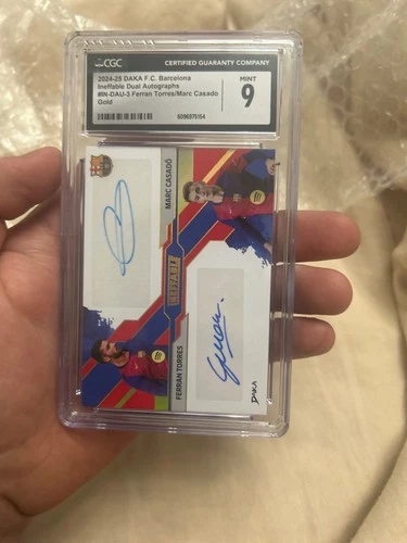 Ferran Torres / Marc Casado 2024 Panini DAKA Gold /10
