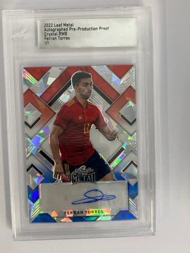 Ferran Torres 2021 Leaf Metal 1/1