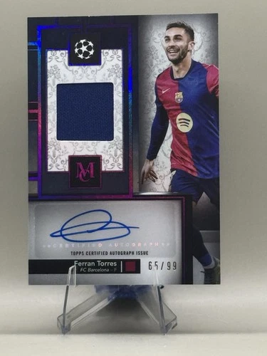 Ferran Torres 2024 Topps Museo Amatista /99