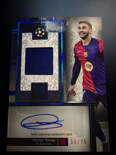 Ferran Torres 2024 Topps Museum /75