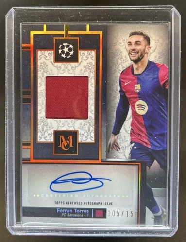 Ferran Torres 2024 Topps Museum Citrine /150