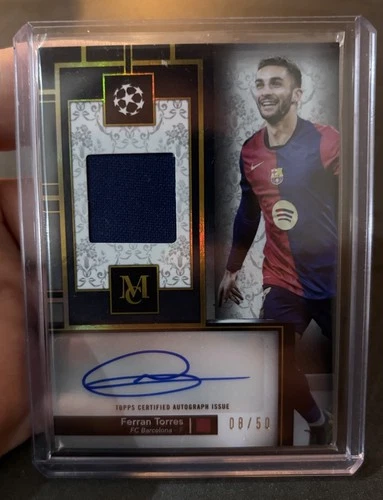 Ferran Torres 2024 Topps Museum Collection 08/50