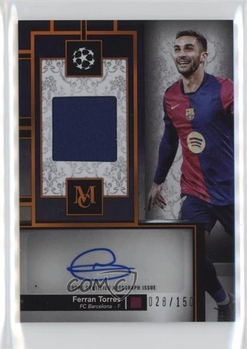 Ferran Torres 2024 Topps Museum Collection Citrine /150