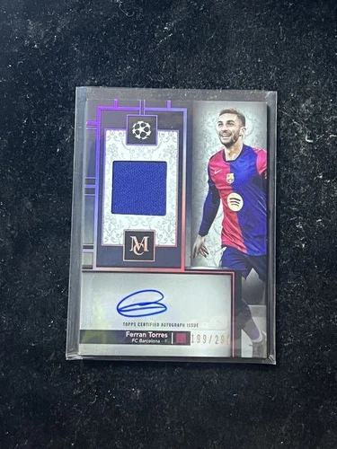 Ferran Torres 2024 Topps Museum Rose Quartz /299