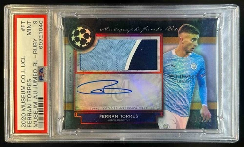 Ferran Torres 2020 Topps Museum Ruby /25