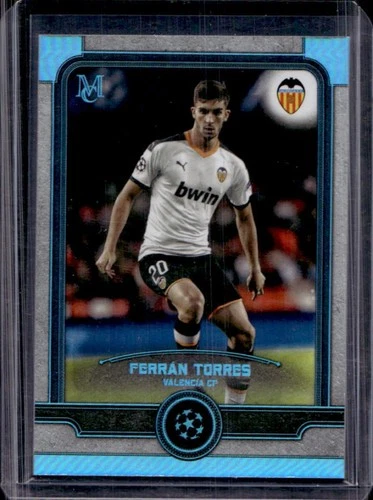 Ferran Torres 2019 Topps Museum Sapphire /75