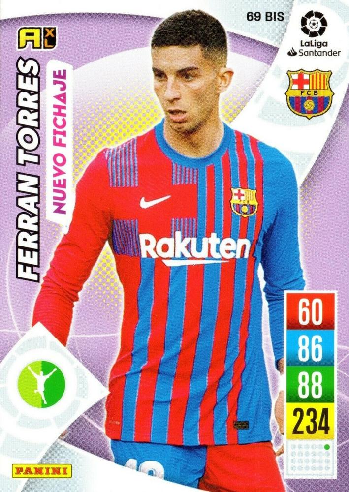 Ferran Torres 2021 Panini Adrenalyn XL La Liga