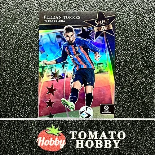 Ferran Torres 2022 Panini Select Black Refractor 1/1