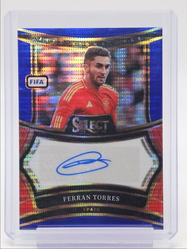 Ferran Torres 2024 Panini Select Blue Pulsar