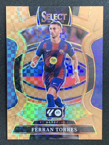 Ferran Torres 2025 Panini Select Bronze Checker /99