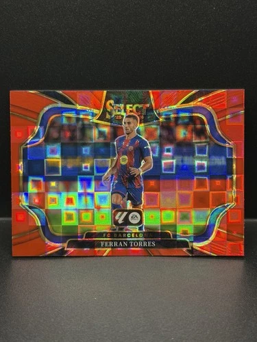 Ferran Torres 2025 Panini Select Field Level Red Pandora