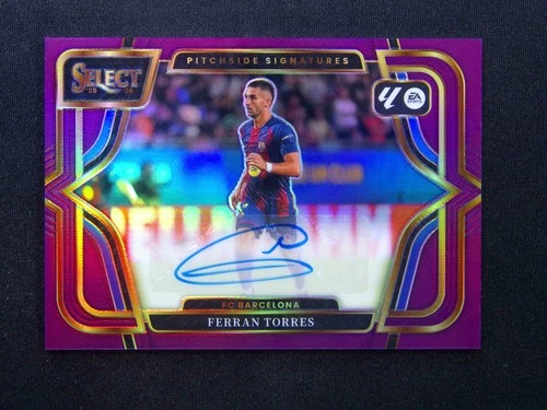 Ferran Torres 2025 Panini Select La Liga Purple /99