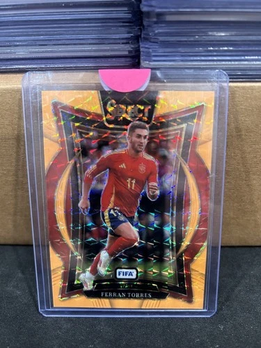 Ferran Torres 2024 Panini Select Orange Fluorescent /125