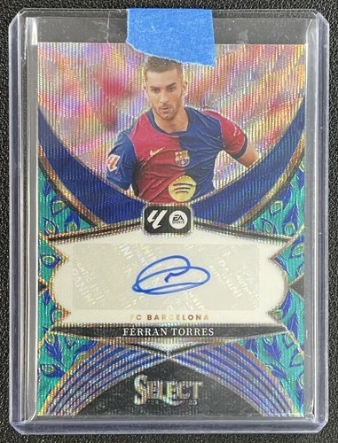 Ferran Torres 2025 Panini Select Peacock Prizm