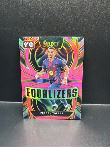 Ferran Torres 2025 Panini Select Pink Prizm /25