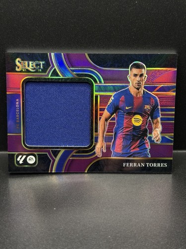 Ferran Torres 2025 Panini Select Purple Prizm /49