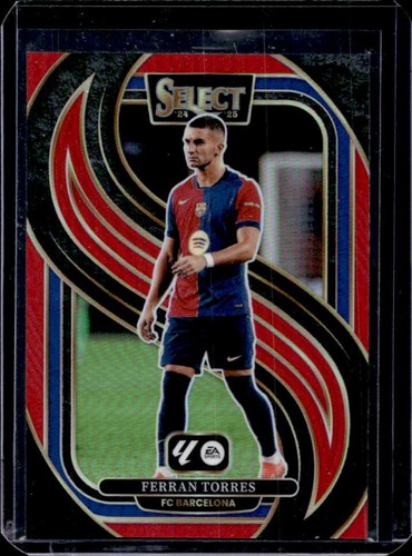 Ferran Torres 2024 Panini Select Red Prizm /158