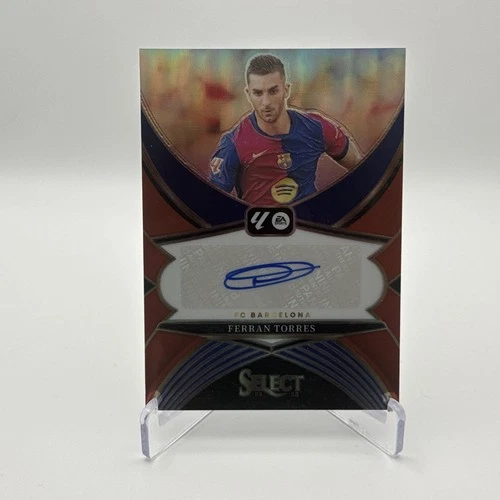 Ferran Torres 2024 Panini Select Rojo Prizm