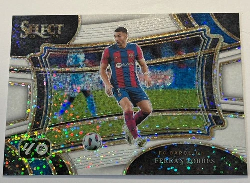 Ferran Torres 2023 Panini Select White Sparkle