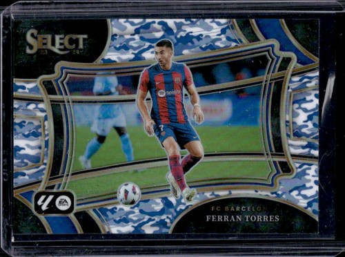 Ferran Torres 2023 Panini Select Winter Camo Prizm Field Level /99