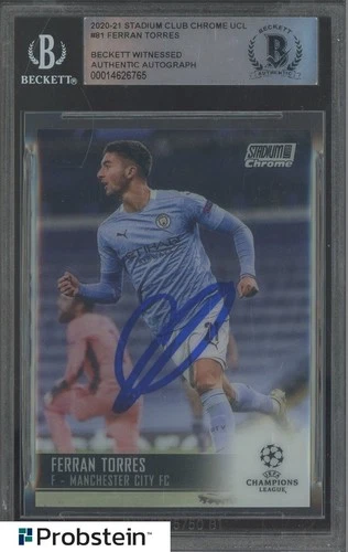 Ferran Torres 2020 Topps Stadium Club Chrome