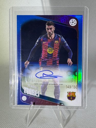Ferran Torres 2025 Topps UCC Flagship Blue /150