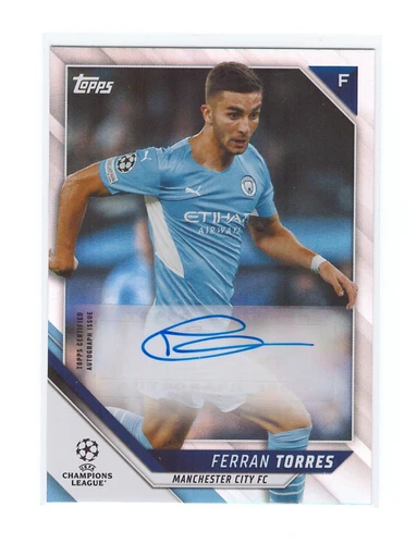 Ferran Torres 2021 Topps UEFA Champions League