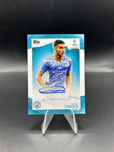 Ferran Torres 2021 Topps UEFA Champions League Blue /49