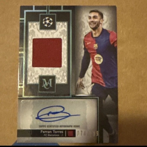 Ferran Torres 2024 Topps UEFA Champions League Museum /199