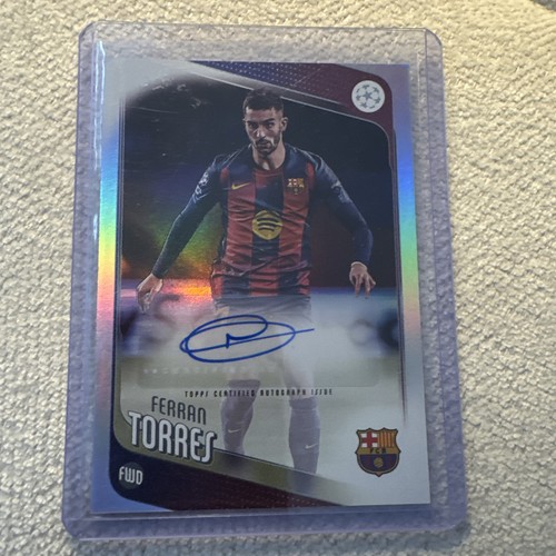 Ferran Torres 2025 Topps UEFA Club Competition