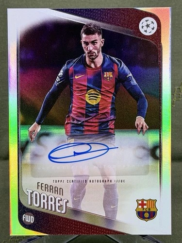 Ferran Torres 2025 Topps UEFA Club Competitions