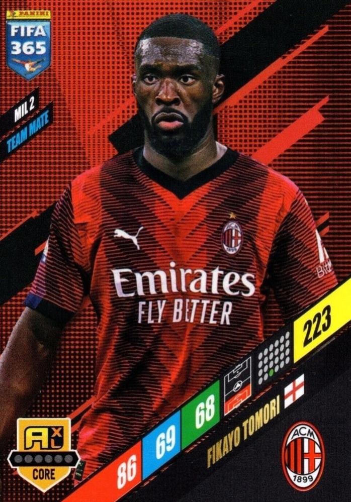 Fikayo Tomori 2024 Panini Adrenalyn XL FIFA 365