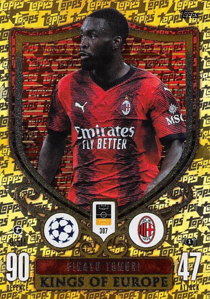 Fikayo Tomori 2023 Topps Match Attax UEFA Club Competitions Extra