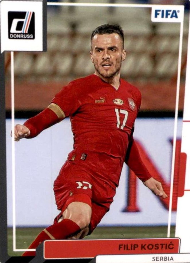 Filip Kostic 2022 Panini Donruss Soccer 18