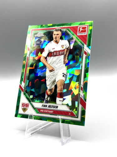 Finn Jeltsch 2025 Topps Bundesliga Chrome Sapphire /99