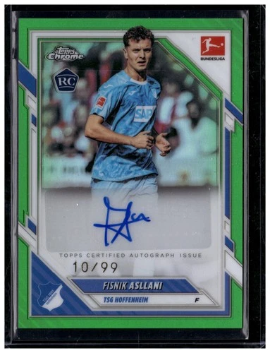 Fisnik Asllani 2025 Topps Chrome Green /99